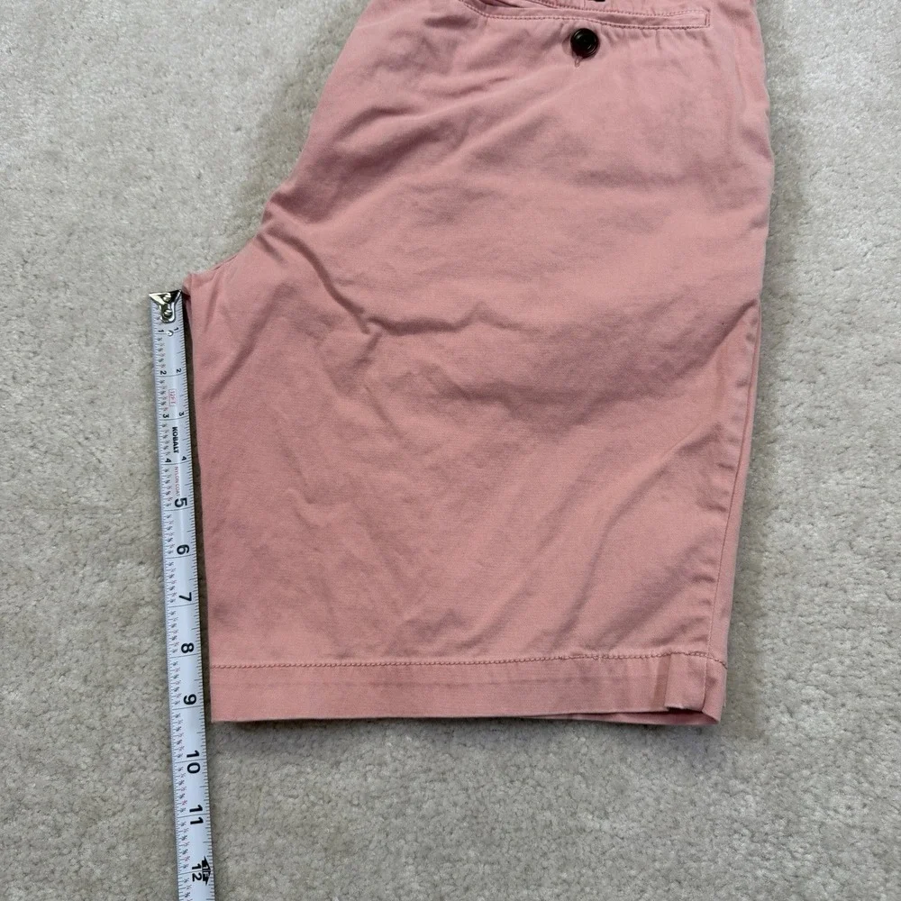 Faherty Stretch Chino Short Mens 32 (tagged 31) Coral Pink Preppy Casual Coastal